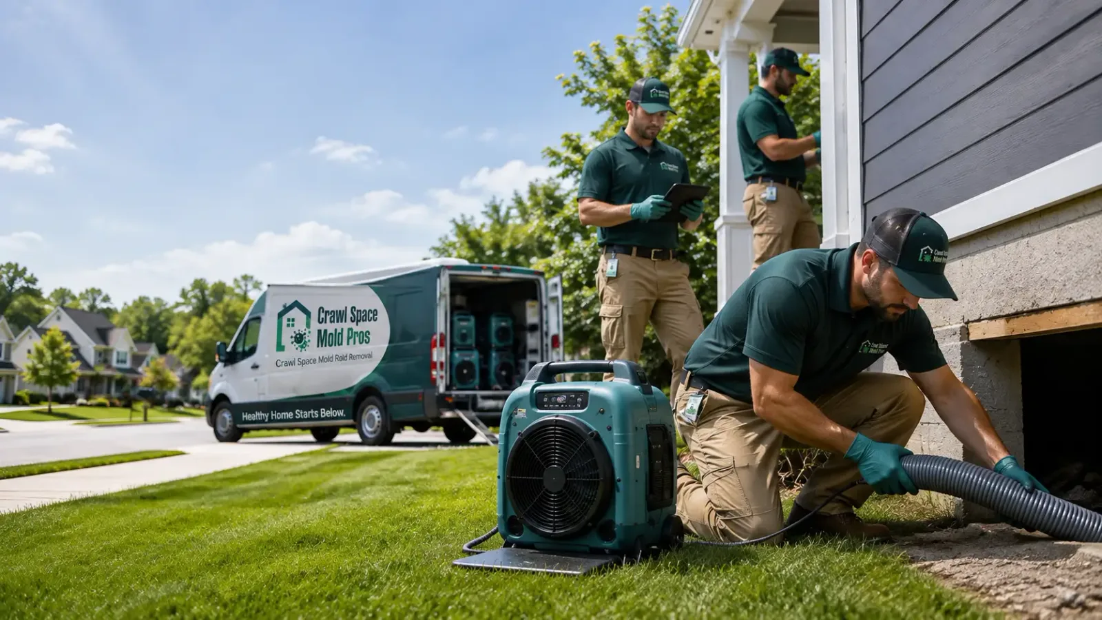 Crawl Space Mold Removal in East Moriches, NY